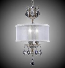 American Brass & Crystal CH6500-A-01G-PI-GL - Three Light Pendant
